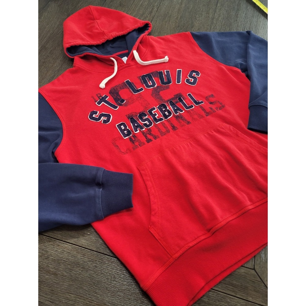 St. Louis Cardinals Hoodie Embroidered  Men's G3 Carl Banks MLB Logo Large
